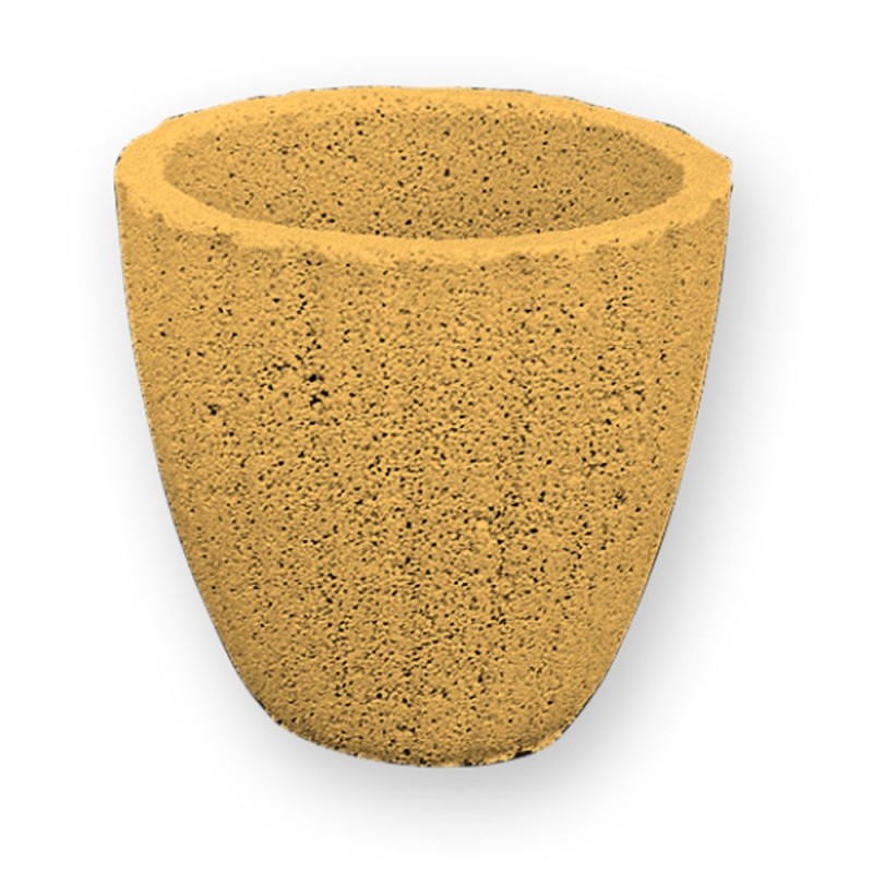 Ghiveci Cementarte, beton, piatra, 19 x 18 cm