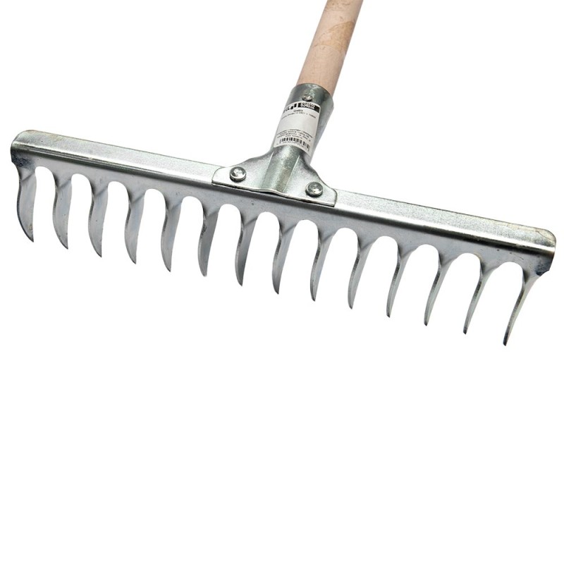 Grebla zincata Evotools, cu coada, 14 dinti