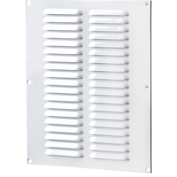 Grila metalica Vents, otel, alb, 250 x 300 mm