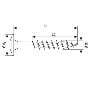 Holsurub Spax Wirox, cap saiba T-STAR Plus, otel zincat, 10 x 220 mm