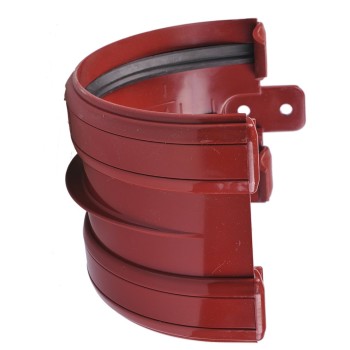 Imbinare jgheab PVC, Regenau, 125 mm, rosu RAL 3011