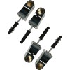 Inel suport pentru bare de bucatarie, fier cromat, 5 x 2,5 x 2,5 cm
