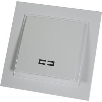 Intrerupator simplu Mono Electric Despina, LED, ST, alb