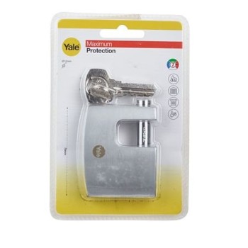 Lacat din alama Yale Maximum Protection, 70mm, 3 chei