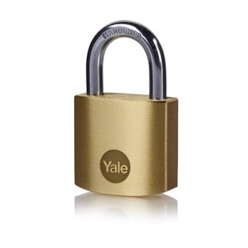 Lacat din alama Yale Standard Protection , 30 mm, 3 chei
