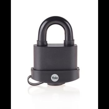 Lacat din otel Yale High Protection, 61mm, invelis protector, 3 chei