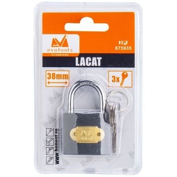 Lacat otel Evotools, 63 mm, 3 chei