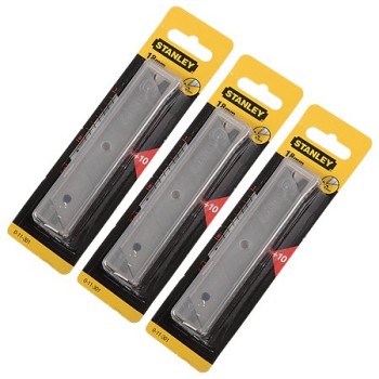 Lame cutter segmentate Stanley 0-11-301, 18 mm, 10 bucati Lame cutter segmentate Stanley 0-11-301, 18 mm, 10 bucati