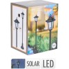 Lampa solara cu LED Stalp, de exterior, 1 x LED, lumina alba, 83 cm