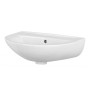 Lavoar baie Cersanit Family 60, montaj suspendat, ceramica, alb, 60 x 48.5 x 19 cm