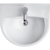 Lavoar ceramic Cersanit Family 55, semirotund, alb, 55 x 45.5 x 19 cm