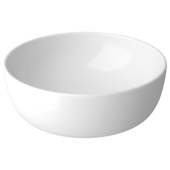 Lavoar rotund Cersanit Moduo 40, montaj blat, ceramica, alb, 40 x 35.5 cm