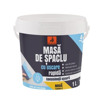 Masa de spaclu cu uscare rapida Dragon, 4x4 mm, 1 l
