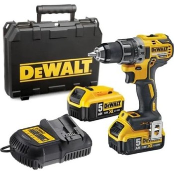 Masina de gaurit si insurubat DeWalt DCD791P2, motor fara perii, 18 V, 2 acumulatori
