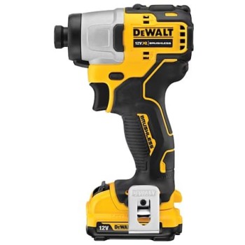 Masina de insurubat cu impact 12V DeWalt DCF801D2-QW, motor fara perii, 2 x 2Ah