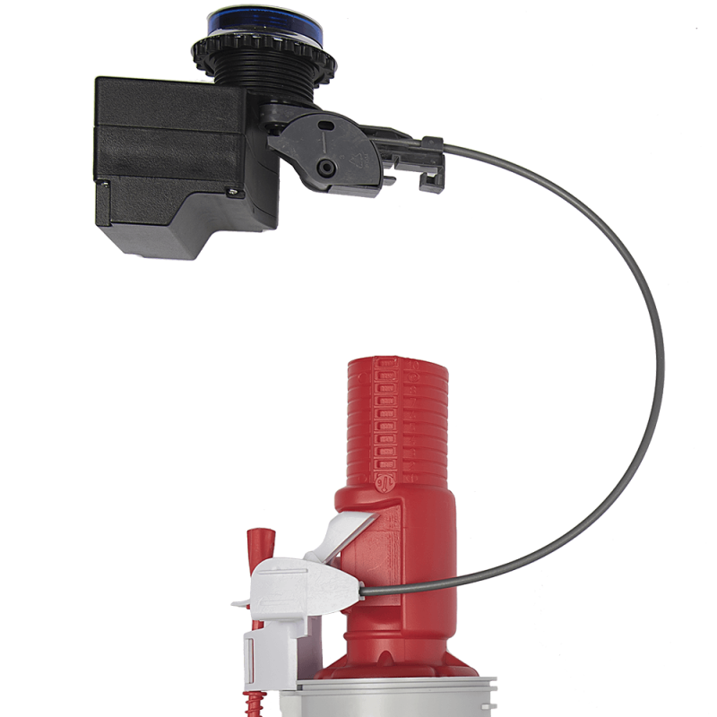 Mecanism WC Wirquin Tronic 2, activare prin senzor infrarosu, plastic