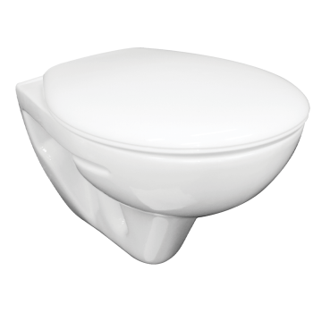 Pachet toaleta Roca-Fayans, rezervor ingropat, WC suspendat, ceramica, alb