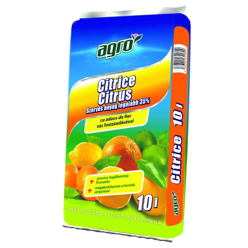Pamant de flori pentru citrice, 10L Pamant de flori pentru citrice, 10L