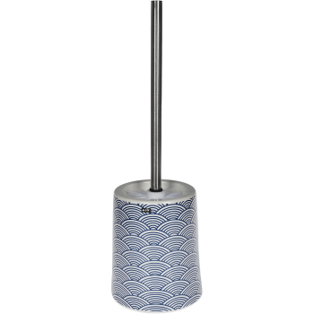 Perie WC MSV Bento, ceramica, bleu, 12.5 x 12.5 x 41.5 cm