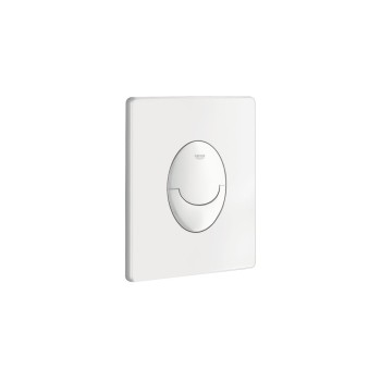 Placa de actionare rezervor WC Grohe Skate Air, 15.6 x 19.7 cm, alb