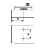 Placuta minibalama FGV QS, otel, crom, H=4