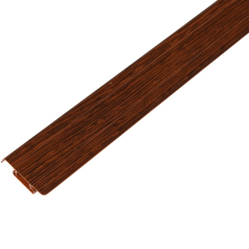 Plinta parchet, cu canal cablu, PVC, mahon amazon 6007, 2500 mm