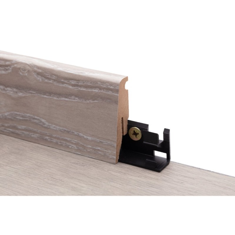 Plinta parchet MDF, stejar stary, 2440 x 60 x 19 mm