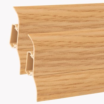 Plinta parchet, PVC, stejar auriu 437, Poli Eco LP 52, 2500x23x52 mm