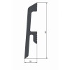 Plinta pardoseala Duflex White Matt 901, polimer flexibil, rezistenta la apa, finisaj mat, alb, 2000 x 80 x 18 mm