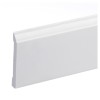 Plinta pardoseala Elegance, polimer dur, alb, 2440 x 11 x 81 mm