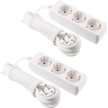 Prelungitor cu 3 prize Schuko, Cablu 3 x 1,5 mm si lungime de 3 m