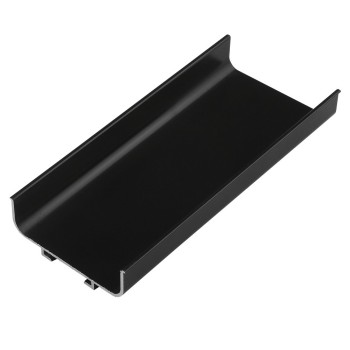 Profil aluminiu LB (tip Gola) - C, aluminiu, negru, 2.75 m