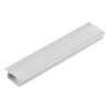 Profil aluminiu LED incastrat, 16 mm, opac, 3 m