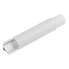 Profil aluminiu LED pentru colt, capac bombat opac, latime 16 mm, 3 m