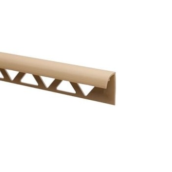 Profil colt exterior pentru faianta Set Prod PVC tare, bej deschis 5004, 2,5 m