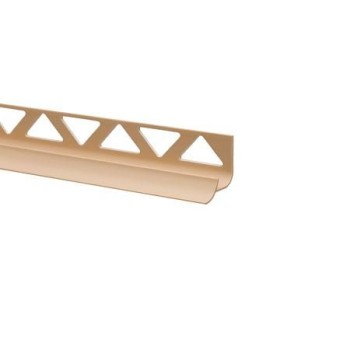 Profil de colt interior, pentru faianta, crem uni, 5003, 2,5 m
