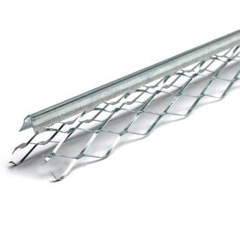 Profil de colt pentru tencuiala mecanizata, tabla zincata, 0.5 mm x 3 m