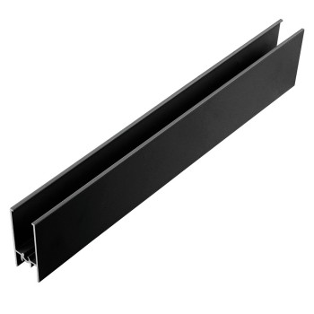 Profil de conectare mecanism Rama, aluminiu, negru, 4 m