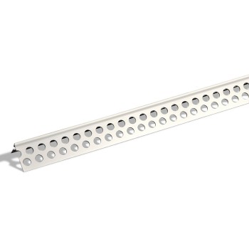 Profil glet aluminiu, 0,25, 23 x 23 mm, 2,5 m