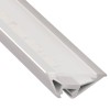 Profil triunghiular, aluminiu anodizat, plastic, 32 x 32 mm, 2 m