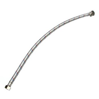 Racord Crimel, otel inoxidabil, argintiu, flexibil, 1/2