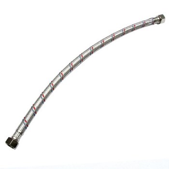 Racord Crimel, otel inoxidabil, argintiu, flexibil, 3/8