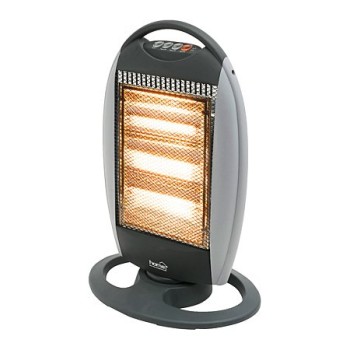 Radiator cu halogen FK 21 Somogyi, portabil, 1200 W, 36 x 52 x 26 cm, 3 trepte, cu stativ, oprire automata la rasturnare, IP20