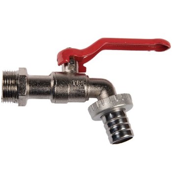 Robinet cu bila Termosanitar, dublu serviciu, alama, 1/2''