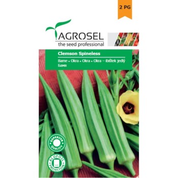 Seminte de Bame Clemson Spineless, Agrosel, 1.5 g
