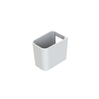 Semipiedestal CeraStyle Noura, alb, inaltime 280 mm, latime 210 mm