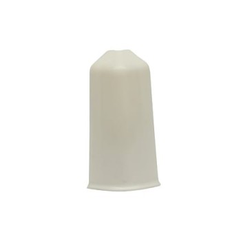 Set colt exterior plinta parchet, Croft crem - uni, PVC, 80 x 22 mm, 2 bucati/set