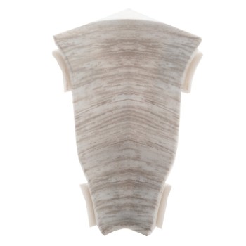 Set colt exterior plinta parchet Korner Perfecta 62, castan Girona 213, PVC, 62 x 23 mm, 2 bucati/set