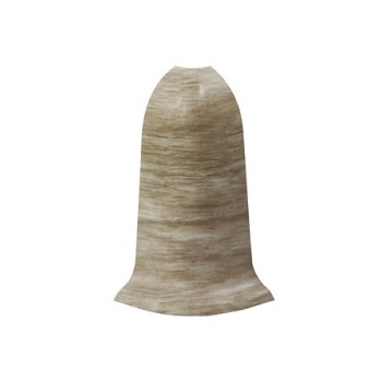 Set colt exterior plinta, stejar Buket, PVC, 55 x 22 mm, 2 bucati/set