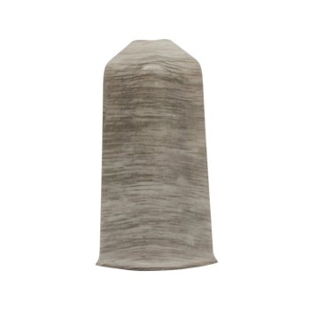 Set colt exterior plinta, stejar Venice, PVC, 80 x 22 mm, 2 bucati/set